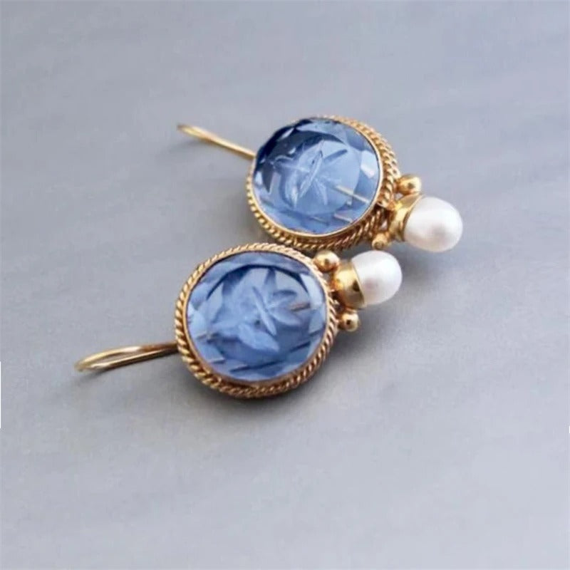 Boucles d'oreilles vintage Sophia en perles classiques