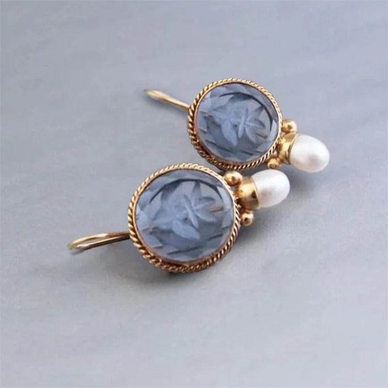 Boucles d'oreilles vintage Sophia en perles classiques