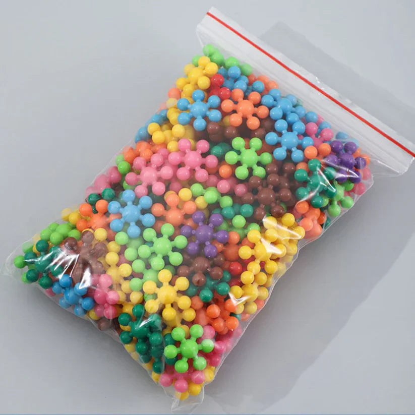 Blocs de construction en forme de flocon de neige pour les enfants