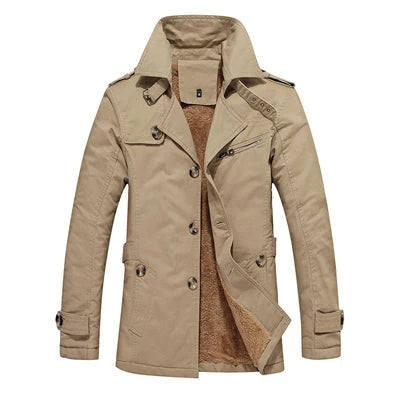 Manteau Trench Rembourré Élégant